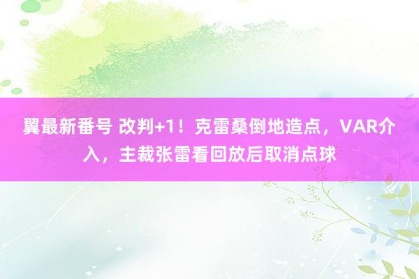 翼最新番号 改判+1！克雷桑倒地造点，VAR介入，主裁张雷看回放后取消点球