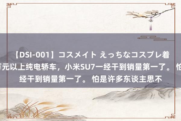 【DSI-001】コスメイト えっちなコスプレ着エロムービー 20万元以上纯电轿车，小米SU7一经干到销量第一了。 怕是许多东谈主思不